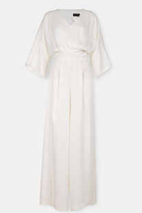 Kombinezon sa naglašenim strukom i širokim nogavicama Tiffany Production